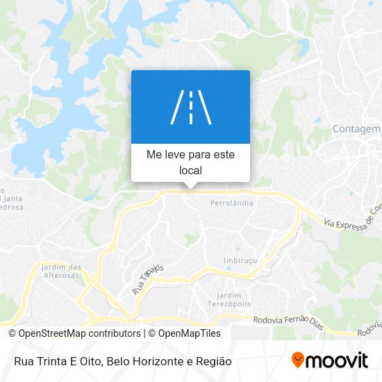 Rua Trinta E Oito mapa