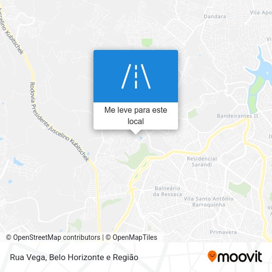 Rua Vega mapa