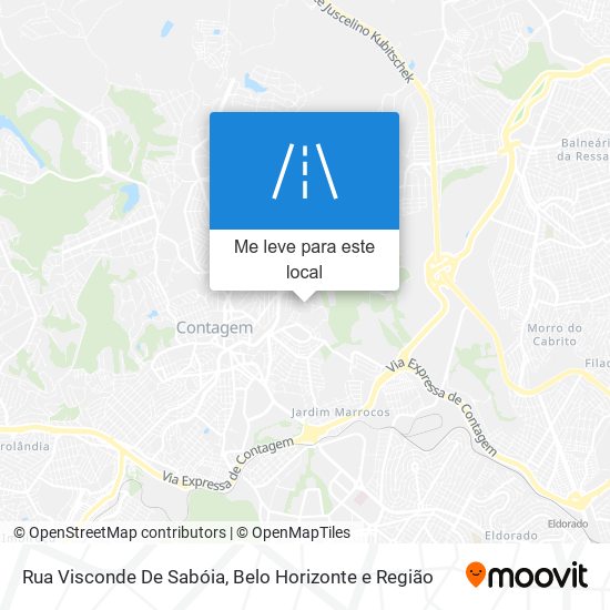 Rua Visconde De Sabóia mapa