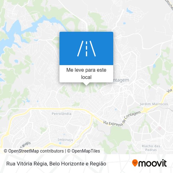 Rua Vitória Régia mapa