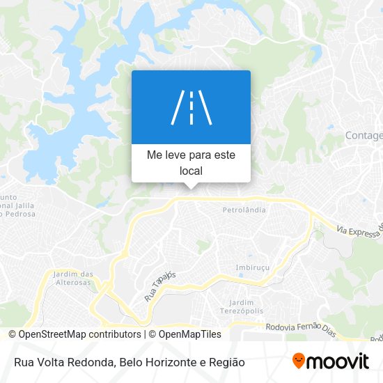 Rua Volta Redonda mapa