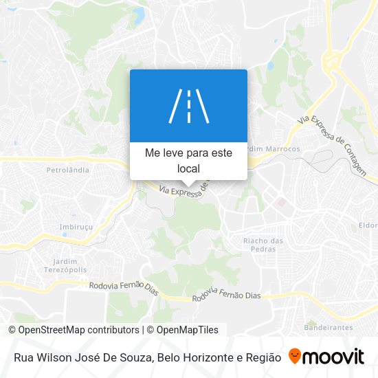 Rua Wilson José De Souza mapa
