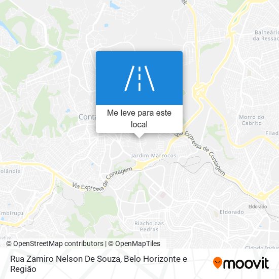 Rua Zamiro Nelson De Souza mapa