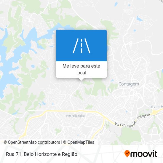 Rua 71 mapa