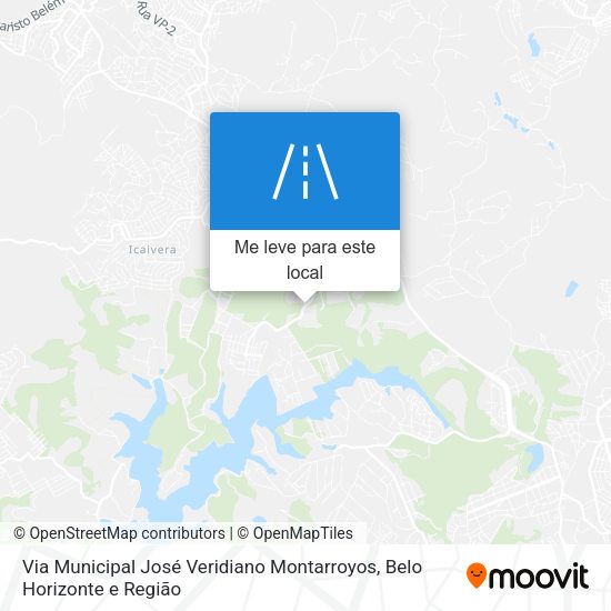 Via Municipal José Veridiano Montarroyos mapa