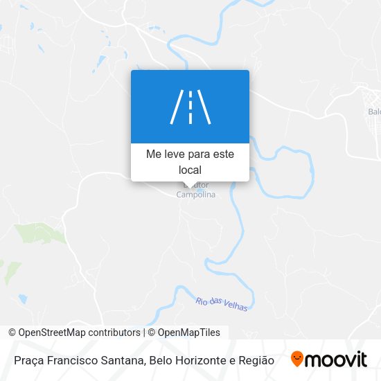 Praça Francisco Santana mapa