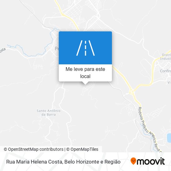 Rua Maria Helena Costa mapa