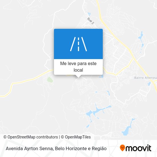 Avenida Ayrton Senna mapa