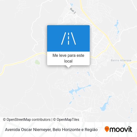 Avenida Oscar Niemeyer mapa