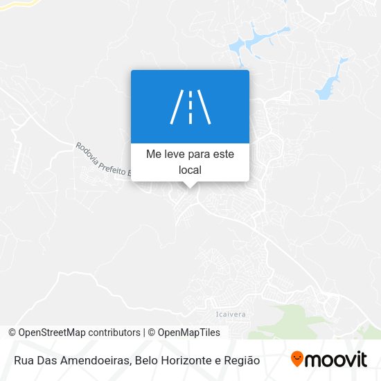 Rua Das Amendoeiras mapa