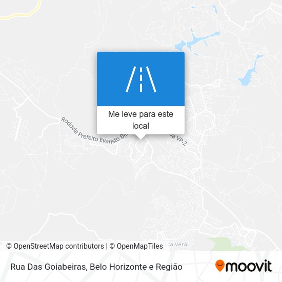 Rua Das Goiabeiras mapa