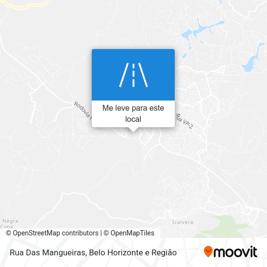 Rua Das Mangueiras mapa
