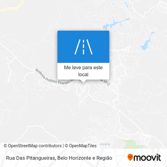 Rua Das Pitangueiras mapa