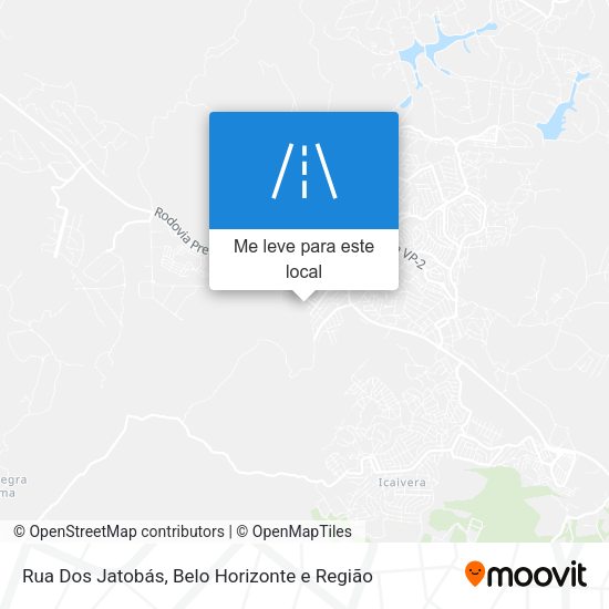 Rua Dos Jatobás mapa