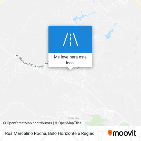 Rua Marcelino Rocha mapa