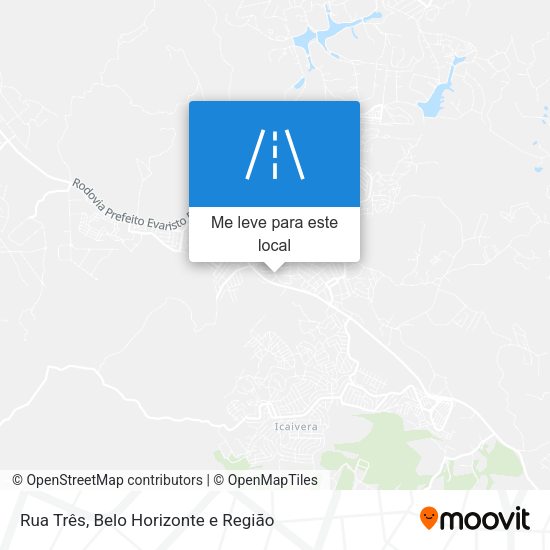 Rua Três mapa