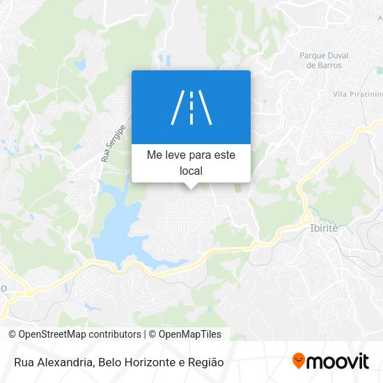 Rua Alexandria mapa