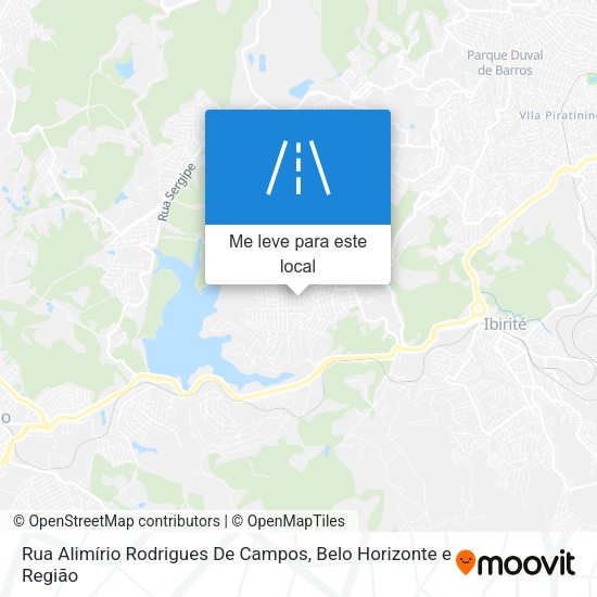 Rua Alimírio Rodrigues De Campos mapa