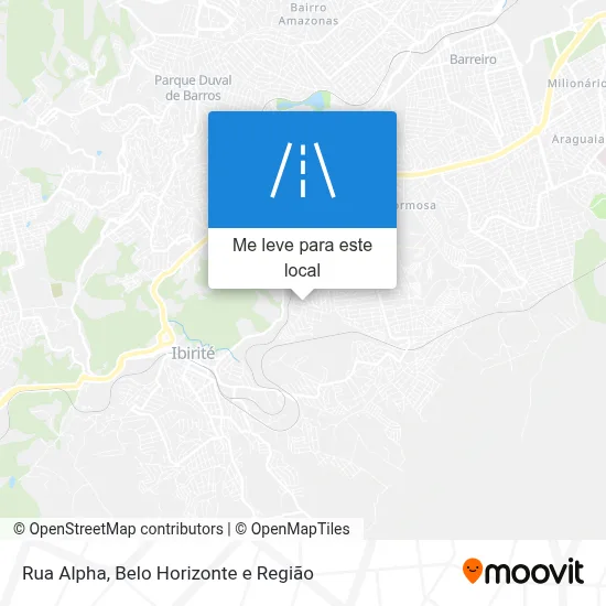 Rua Alpha mapa