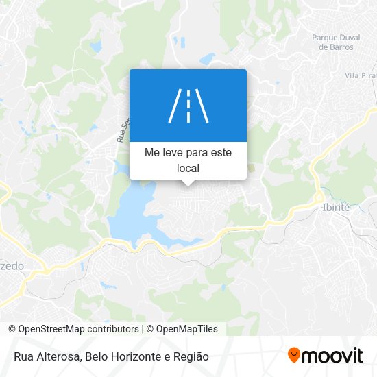 Rua Alterosa mapa