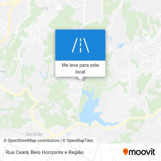 Rua Ceará mapa