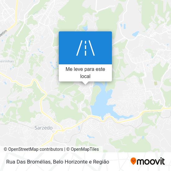 Rua Das Bromélias mapa