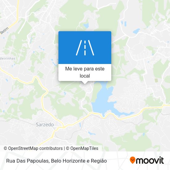 Rua Das Papoulas mapa