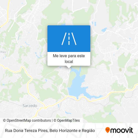 Rua Dona Tereza Pires mapa