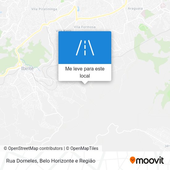 Rua Dorneles mapa