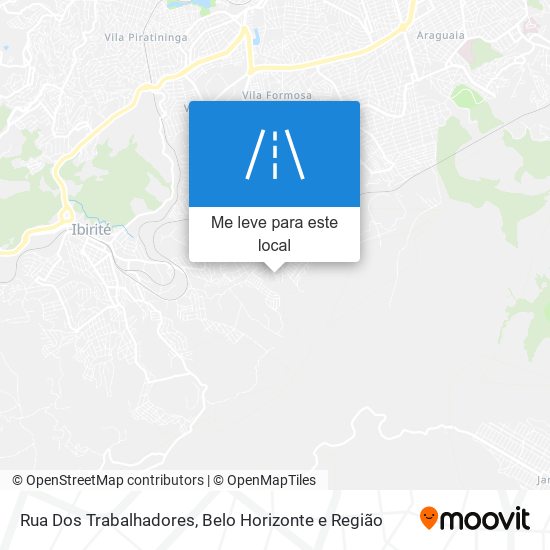 Rua Dos Trabalhadores mapa