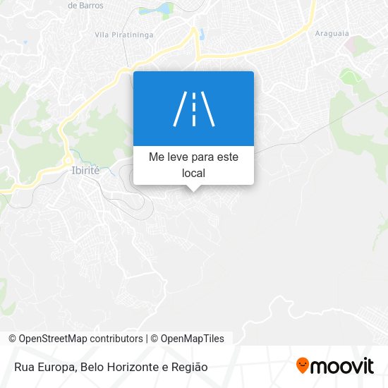 Rua Europa mapa