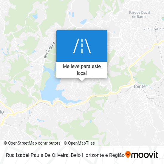 Rua Izabel Paula De Oliveira mapa