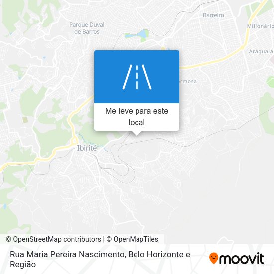 Rua Maria Pereira Nascimento mapa