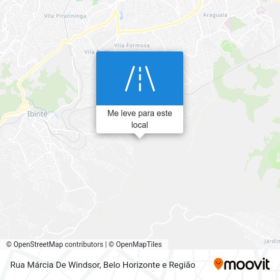 Rua Márcia De Windsor mapa