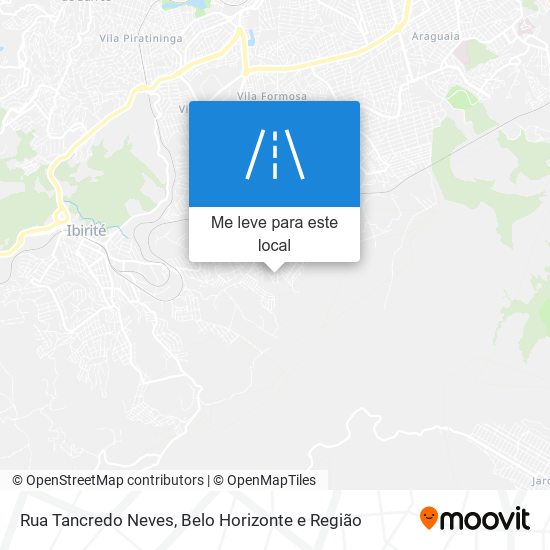 Rua Tancredo Neves mapa