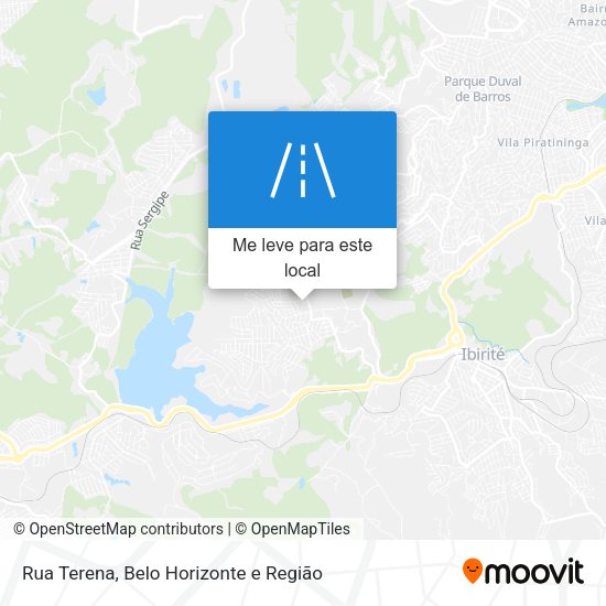 Rua Terena mapa
