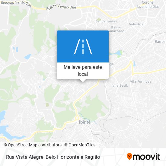 Rua Vista Alegre mapa