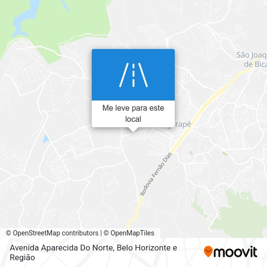 Avenida Aparecida Do Norte mapa