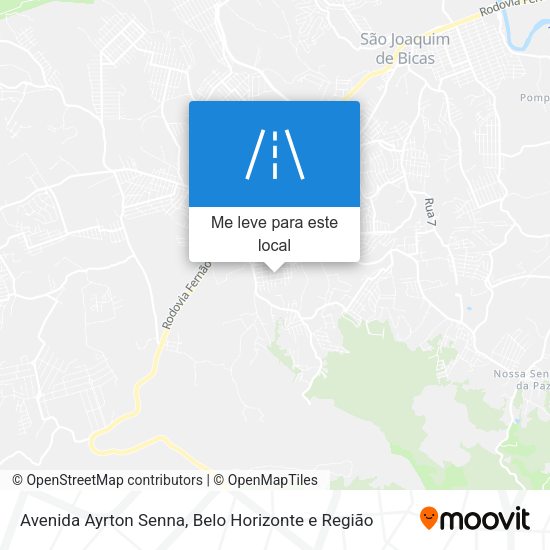 Avenida Ayrton Senna mapa
