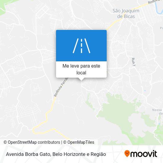 Avenida Borba Gato mapa