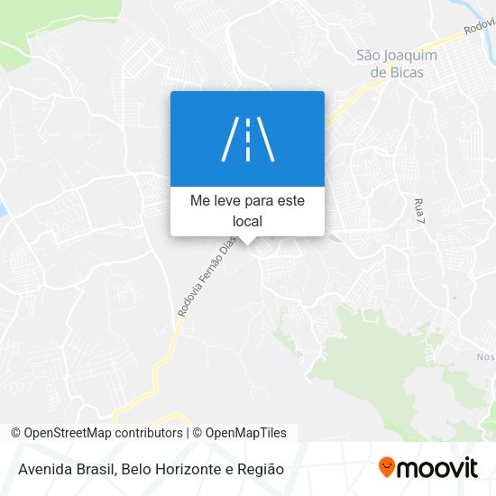 Avenida Brasil mapa