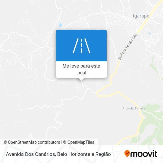 Avenida Dos Canários mapa
