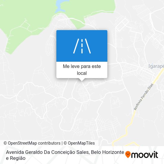 Avenida Geraldo Da Conceição Sales mapa