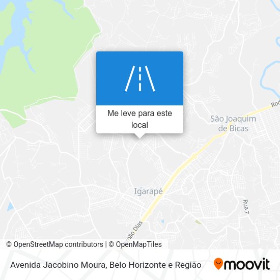Avenida Jacobino Moura mapa