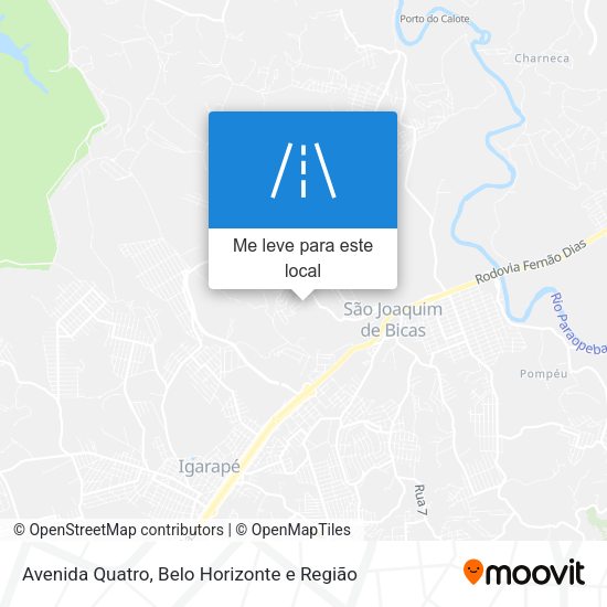 Avenida Quatro mapa