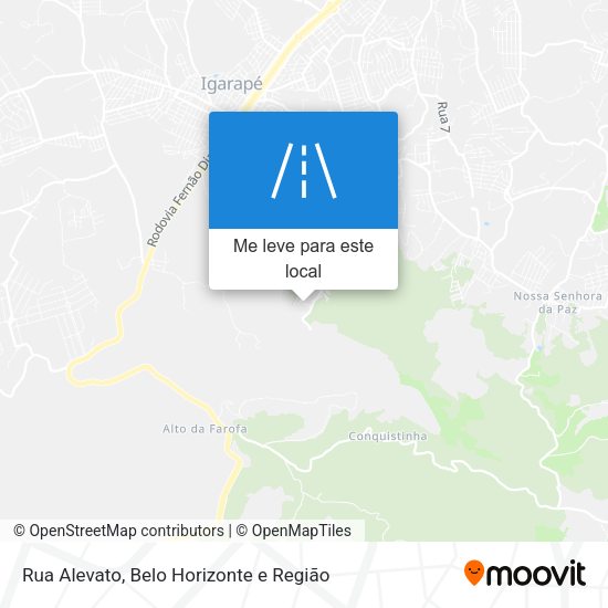 Rua Alevato mapa