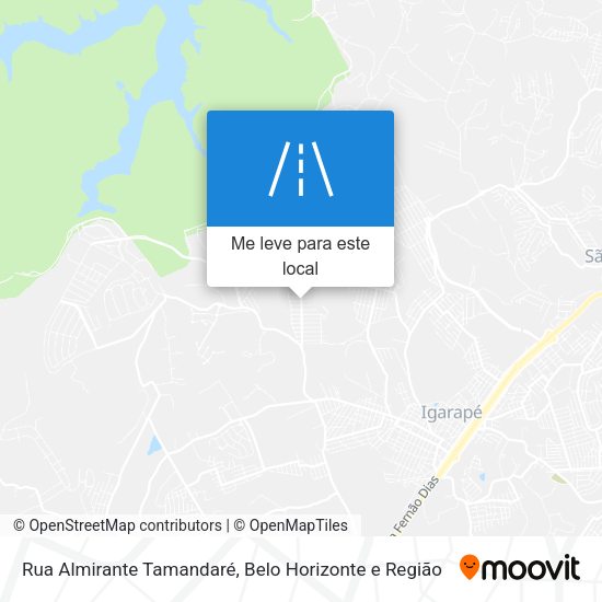 Rua Almirante Tamandaré mapa