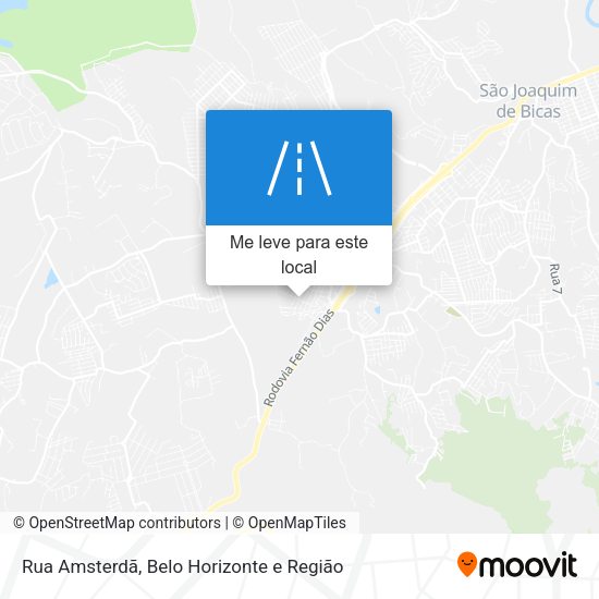 Rua Amsterdã mapa