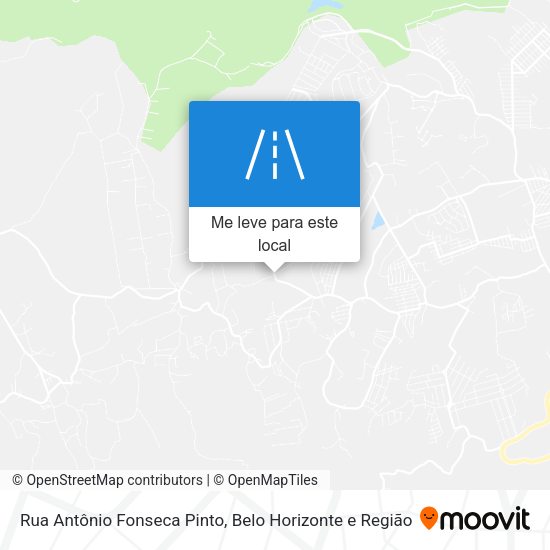Rua Antônio Fonseca Pinto mapa