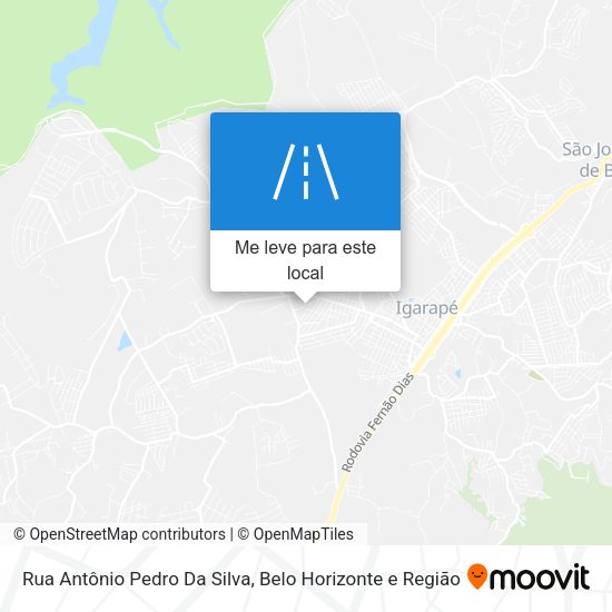 Rua Antônio Pedro Da Silva mapa